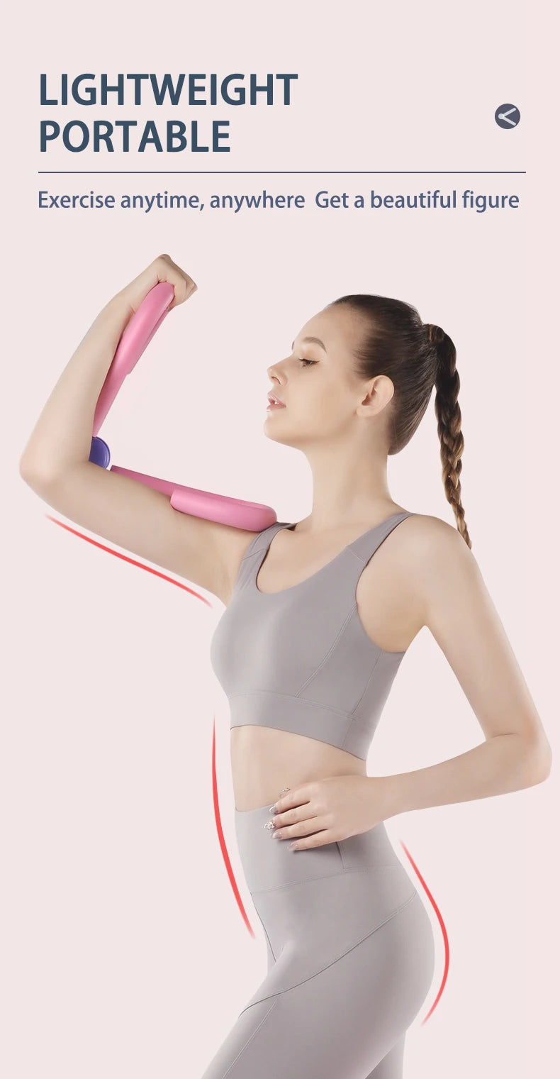 Thigh and arm toner for home workouts and body trimming