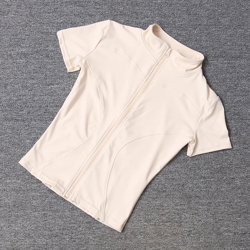 Women’s Slim Fit Quick-Dry Full Zip Yoga & Running Top