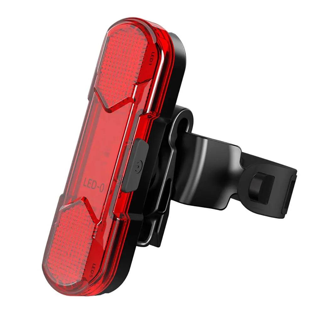 USB rechargeable waterproof LED bike tail light for safety and visibility