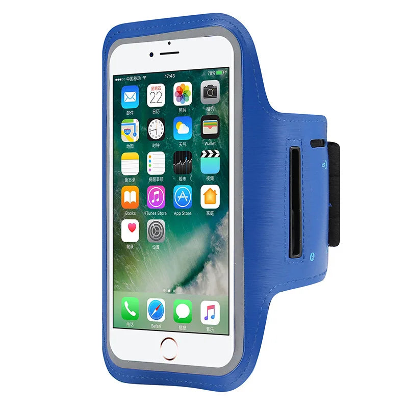 Universal sports armband phone holder for running and gym workouts