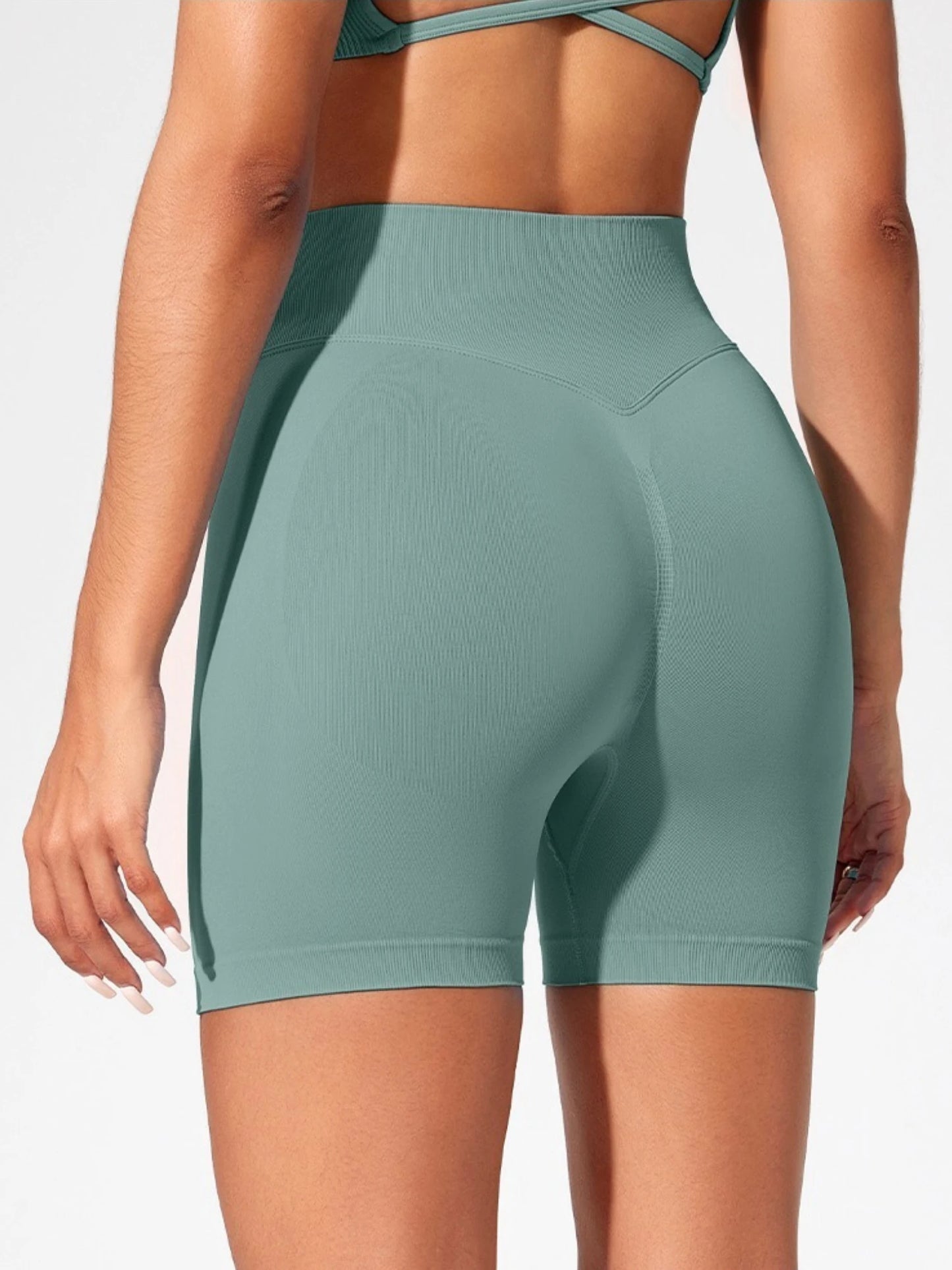 High-Waisted Yoga Shorts Fitness Leggings