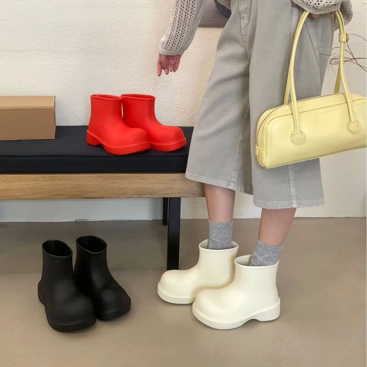 Lightweight Korean Style Rain Boots