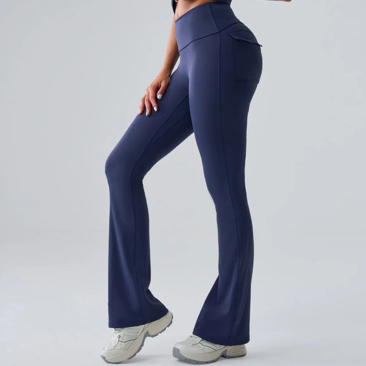 Women’s Flared Yoga Pants – High-Waist Bell-Bottom Leggings
