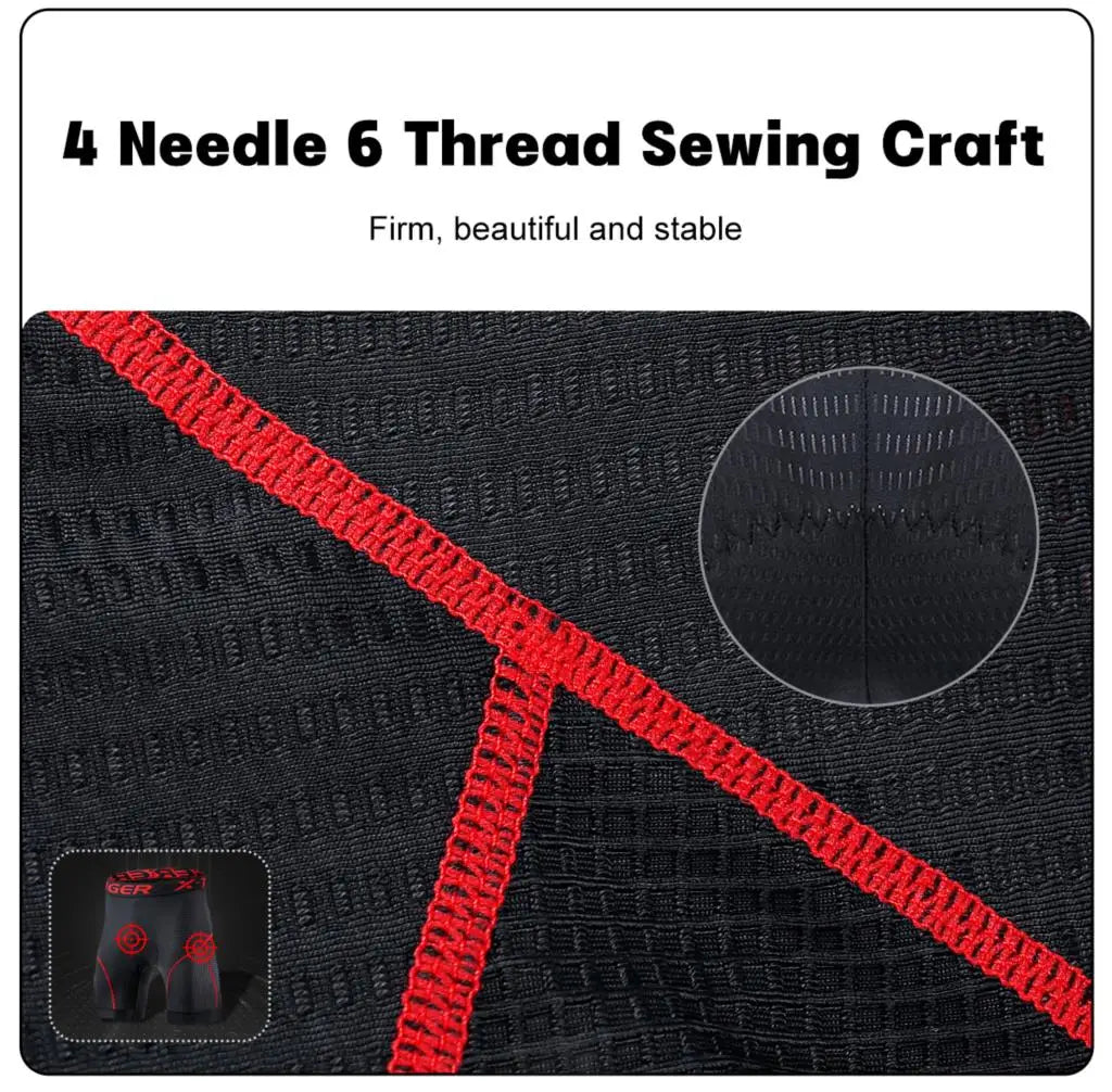 Cycling Shorts Mesh Underwear Gel Pad