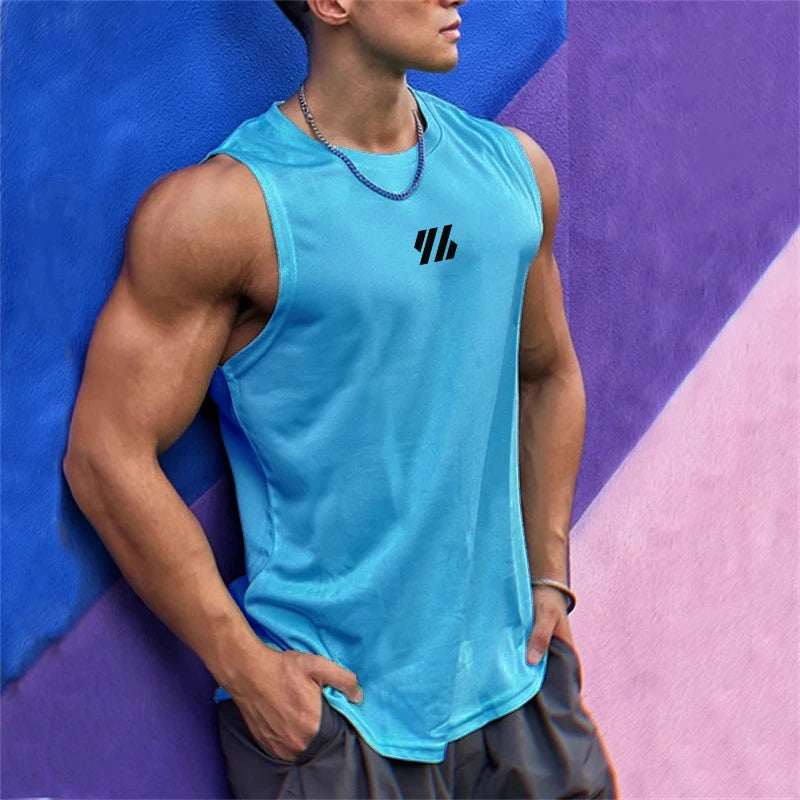 Men’s Sleeveless Bodybuilding Tank Top