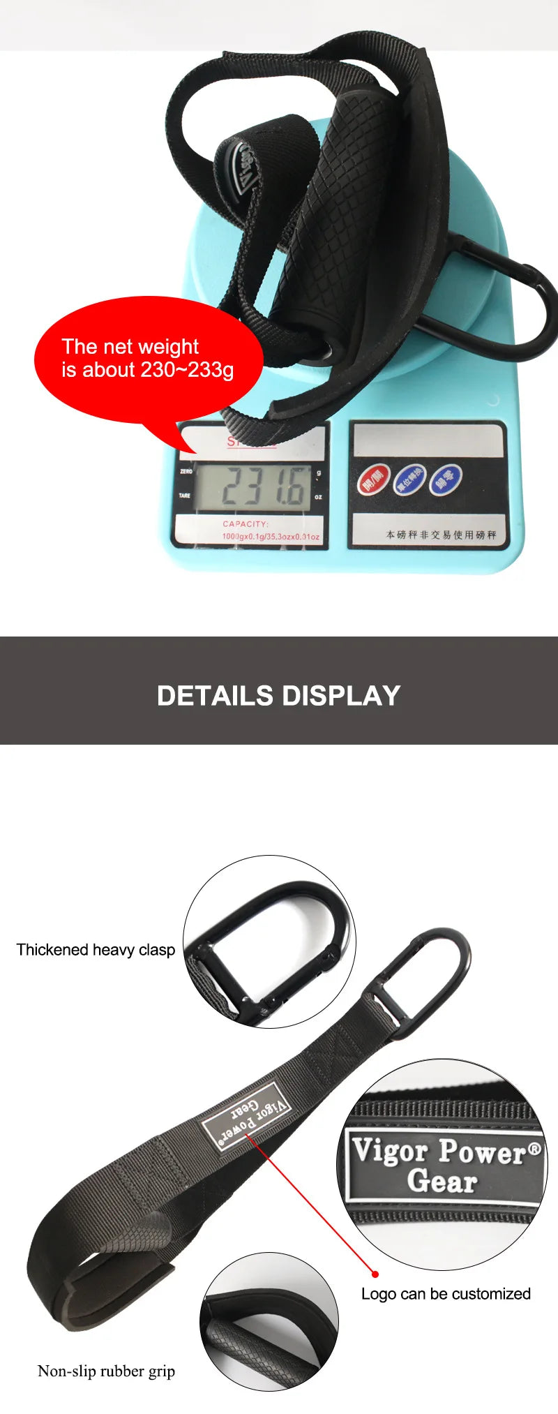 Tricep Pull Rope Push/Pull Gym Cable Attachment