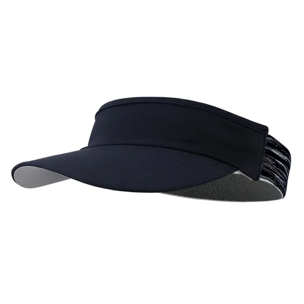 Breathable quick-dry visor cap for running, sports, and outdoor activities