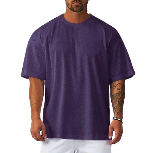 Men’s Oversized Mesh Gym T-Shirt