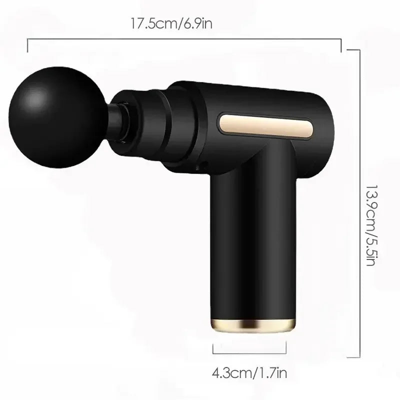 USB mini massage gun for muscle relaxation and recovery