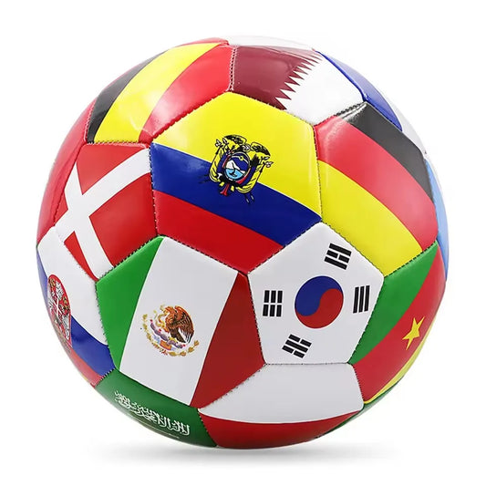 Flag Printed Training Soccer Ball