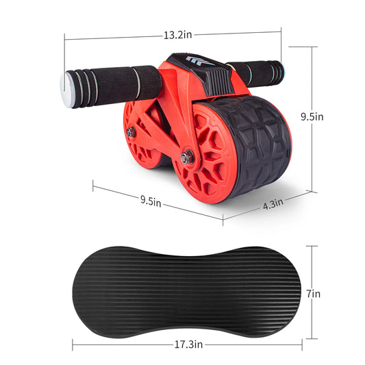 Ab Wheel Roller with Rebound & Display