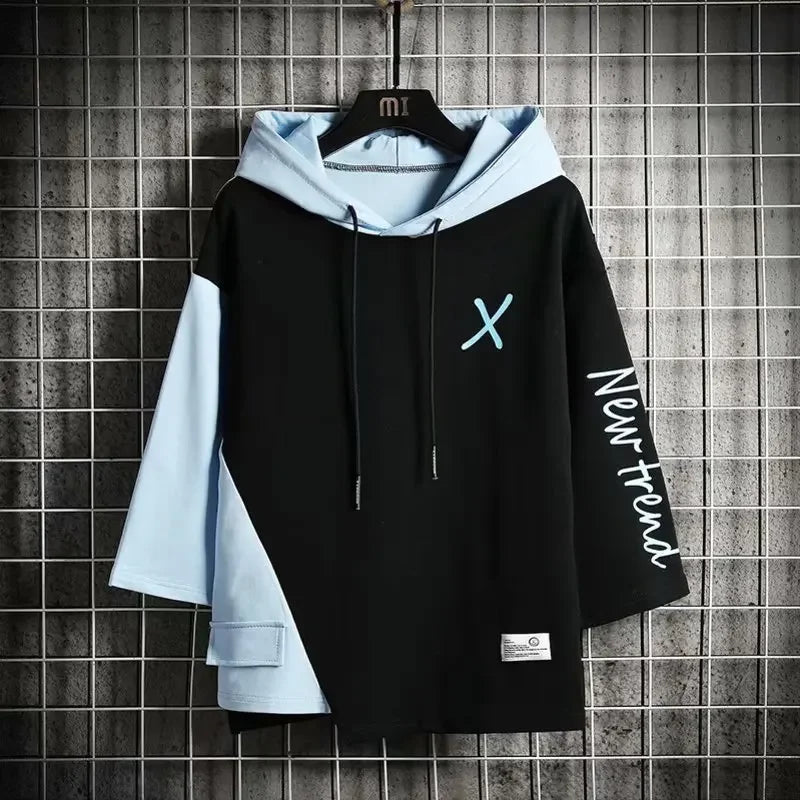 Men’s Harajuku Short Sleeve Hoodie