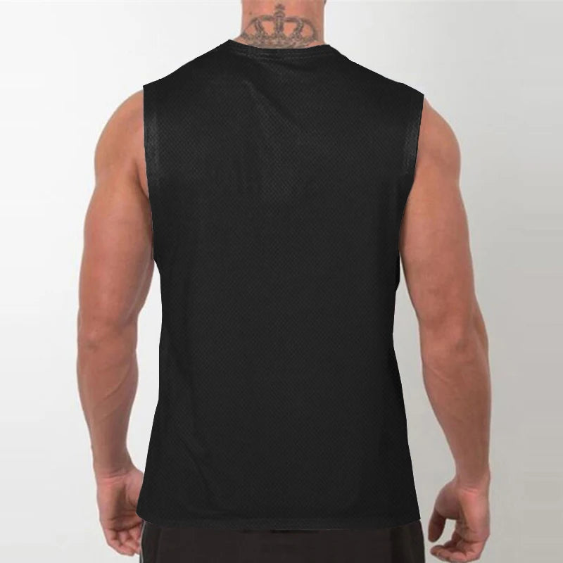Men’s Sleeveless Bodybuilding Tank Top