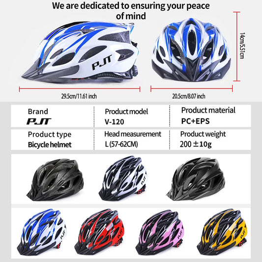 Lightweight cycling helmet with comfort lining for men and women