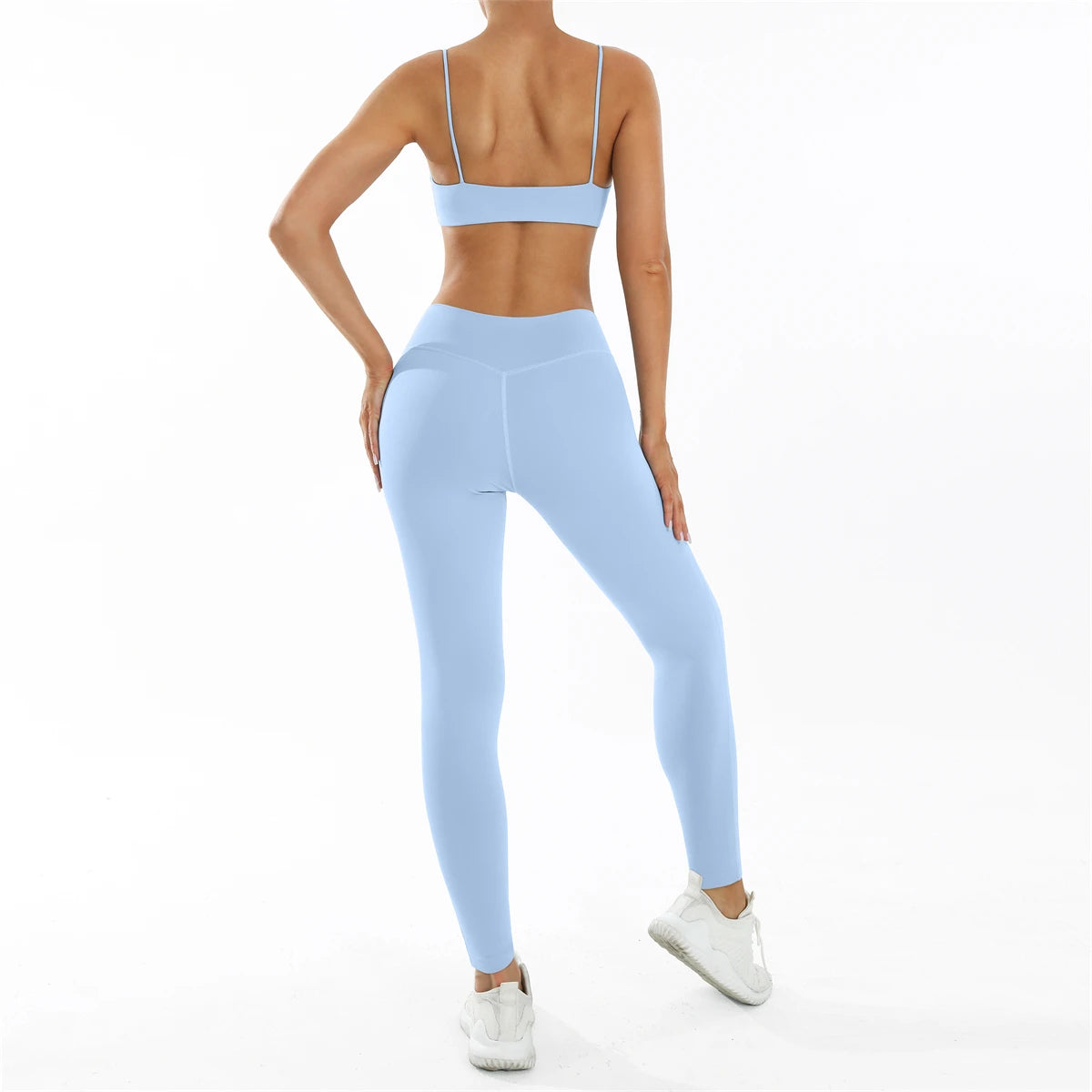 3PCS Women’s Yoga Set – Sports Bra, Leggings & Gym Outfit