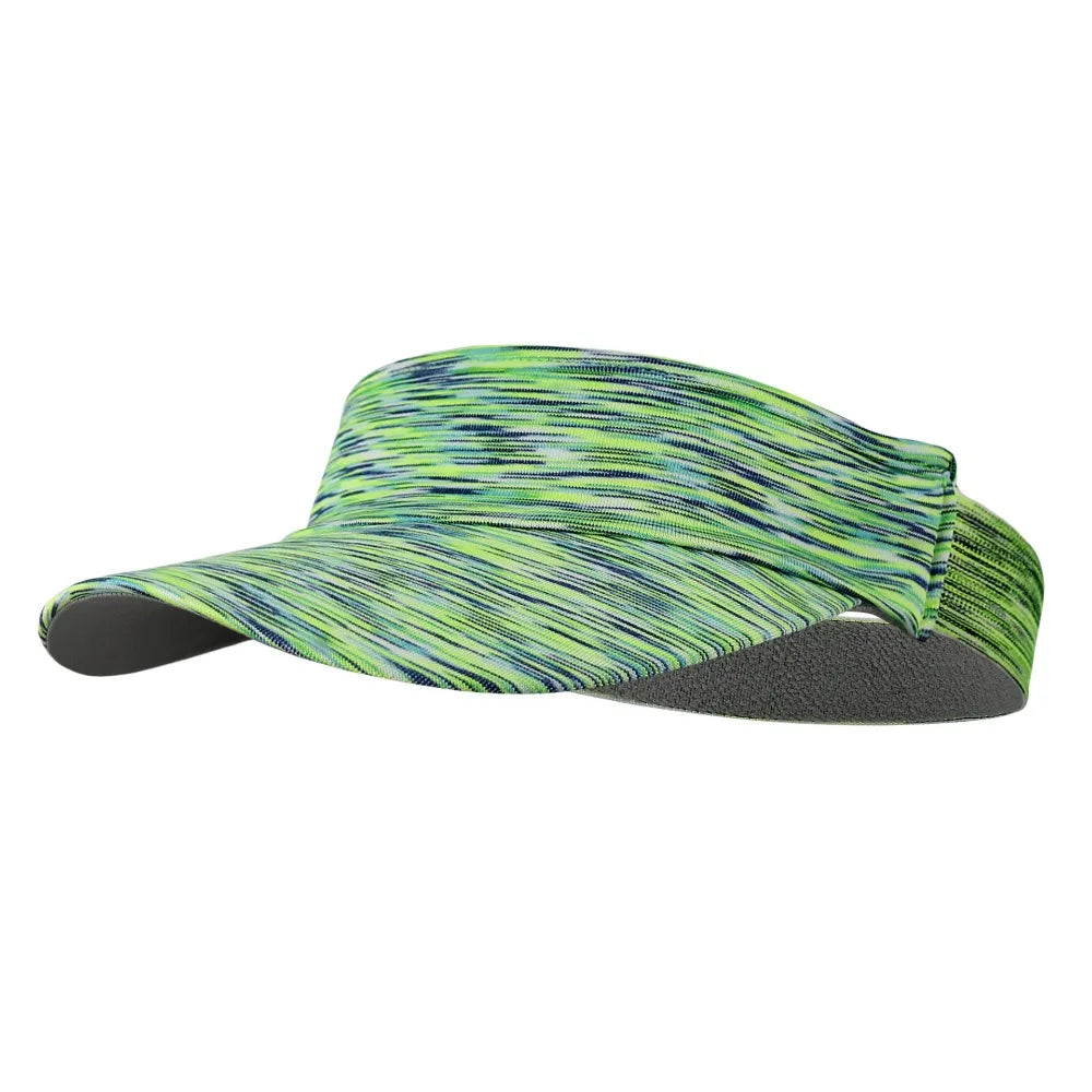 Breathable quick-dry visor cap for running, sports, and outdoor activities
