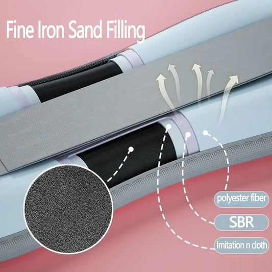 Adjustable wrist and ankle weights for fitness, yoga, and running