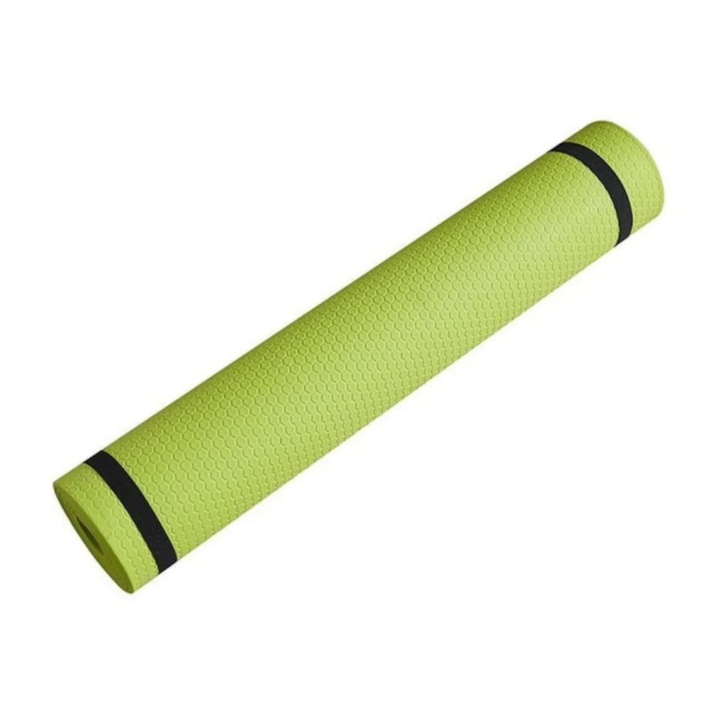 Thick anti-skid yoga mat for exercise, pilates, and home workouts