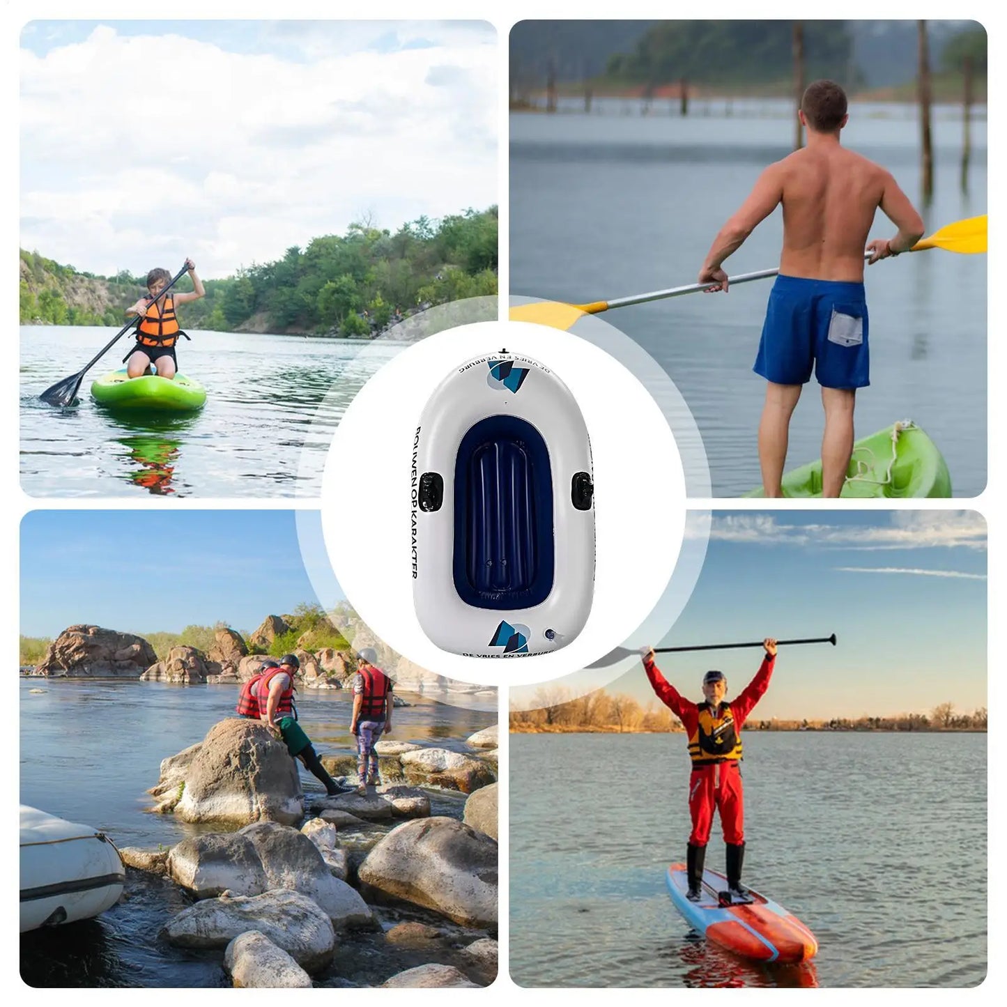 Portable Multi-Purpose Inflatable Water Raft