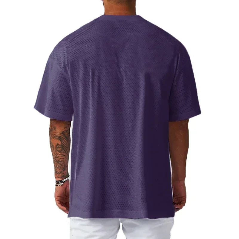 Men’s Oversized Mesh Gym T-Shirt