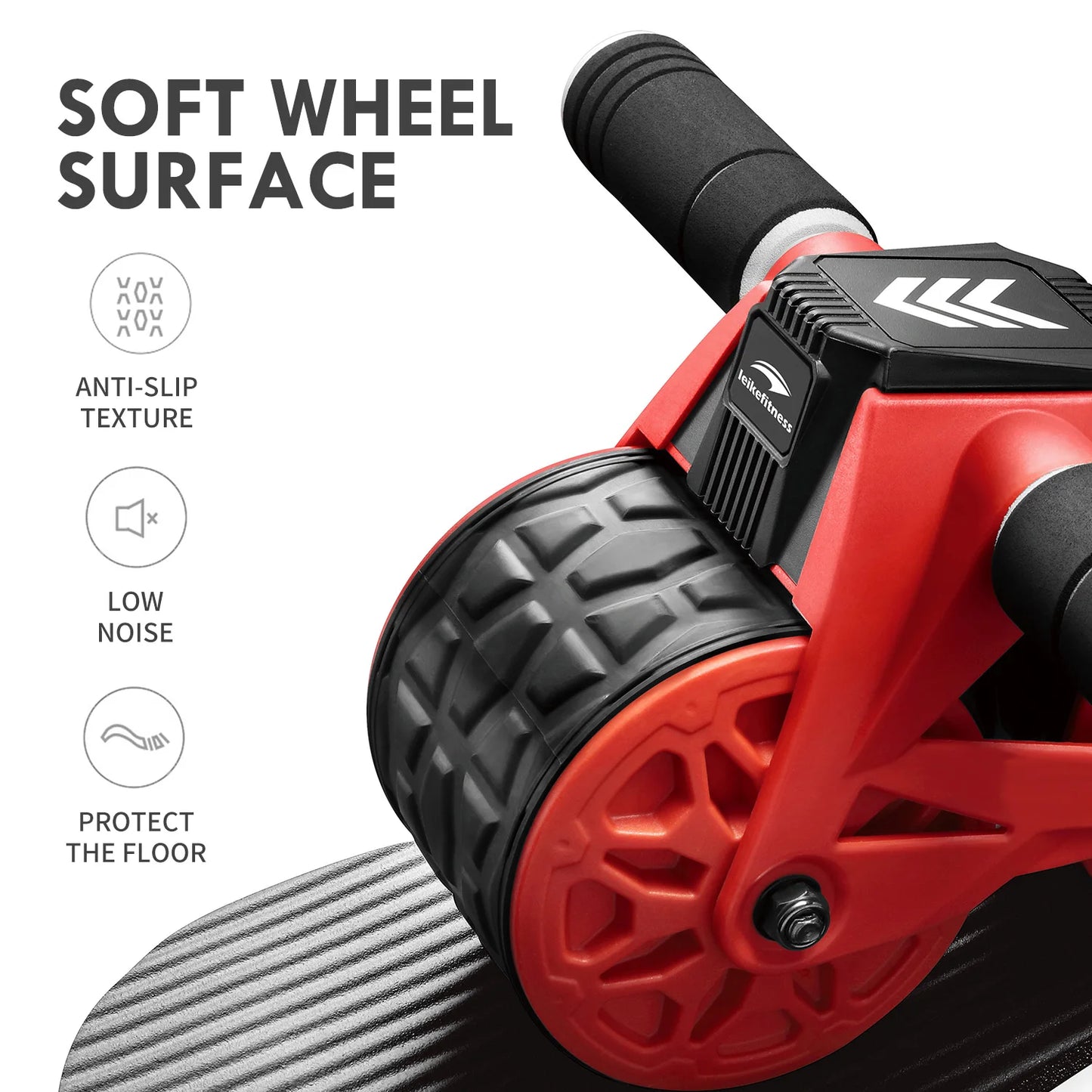 Ab Wheel Roller with Rebound & Display