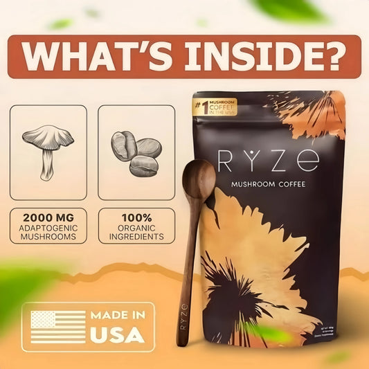 2x Organic Mushroom Coffee 30-Serving