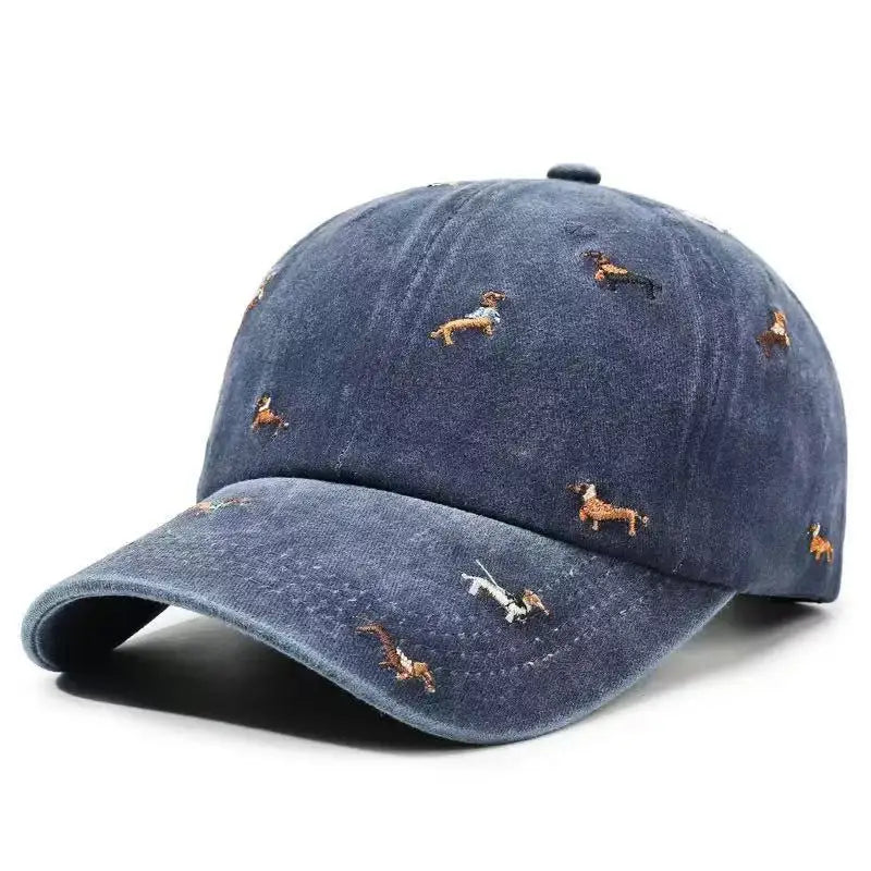 Dachshund Embroidered Adjustable Baseball Cap