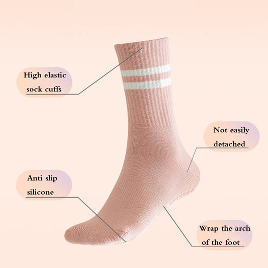 4 Pairs Non-Slip Pilates & Yoga Socks for Women