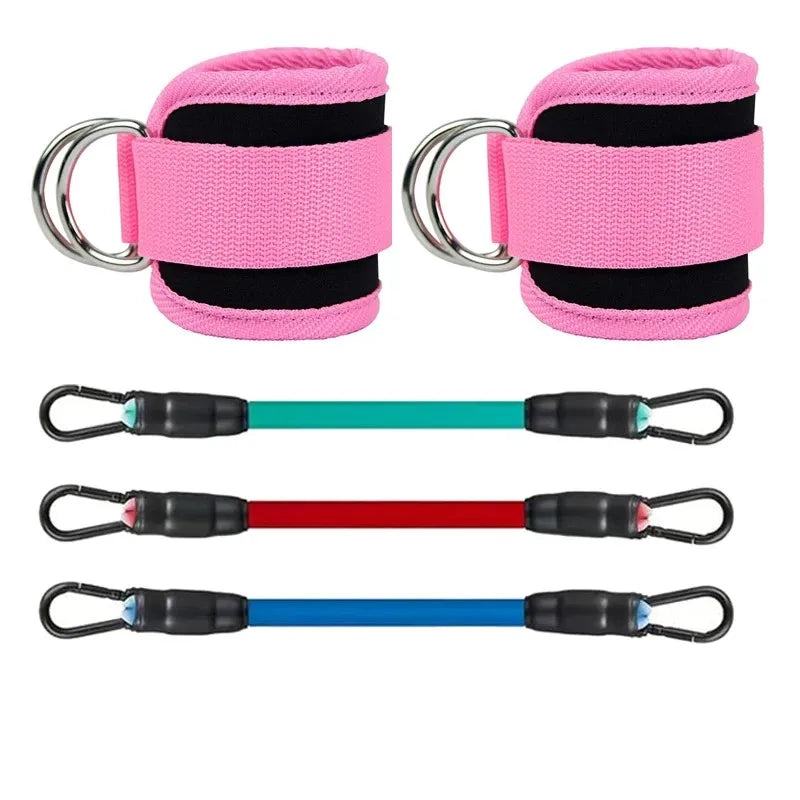 Ankle Straps Resistance Bands Set for Fitness & Yoga