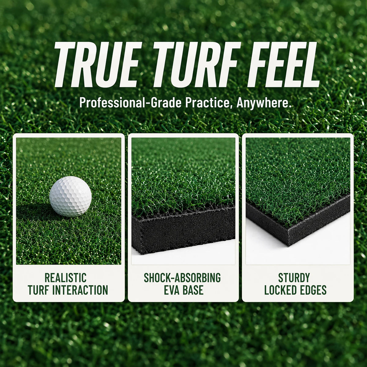 Golf Swing Practice Hitting Mat