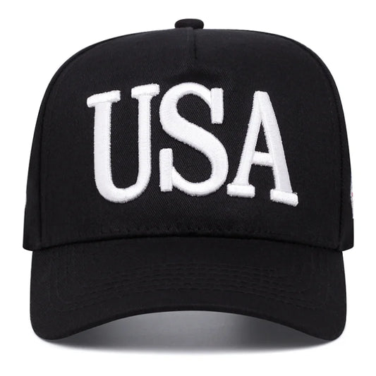 USA Flag Embroidered Baseball Cap