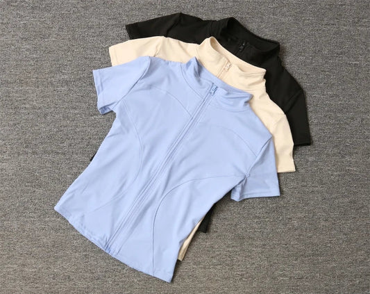 Women’s Slim Fit Quick-Dry Full Zip Yoga & Running Top