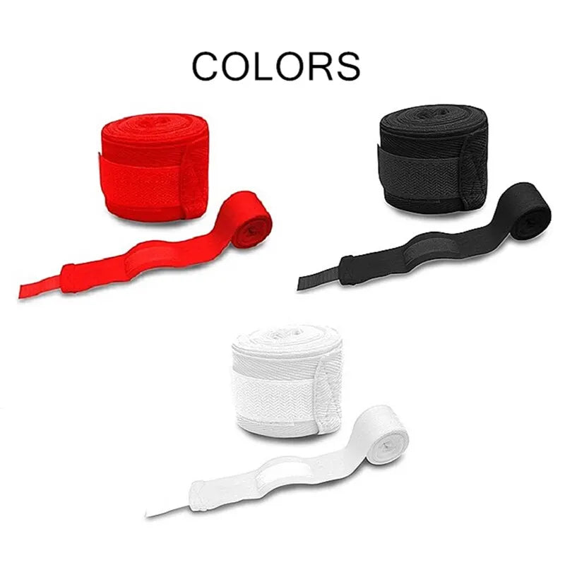 2 Rolls 2.5M Cotton Boxing Bandage Sports Strap