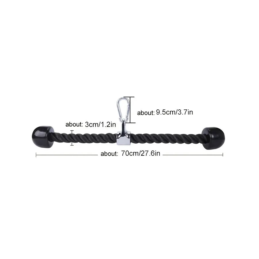 Tricep Pull Rope Push/Pull Gym Cable Attachment