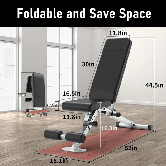 Adjustable Foldable Weight Bench