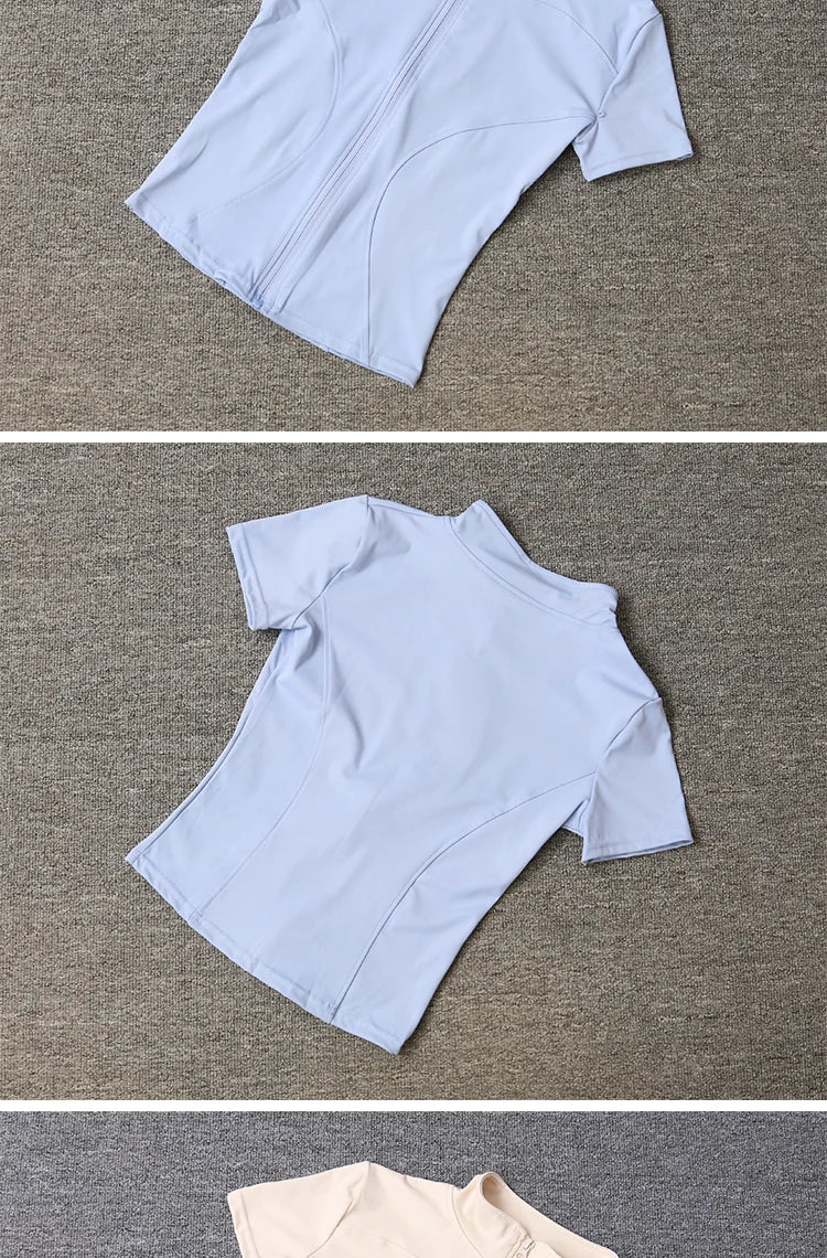 Women’s Slim Fit Quick-Dry Full Zip Yoga & Running Top