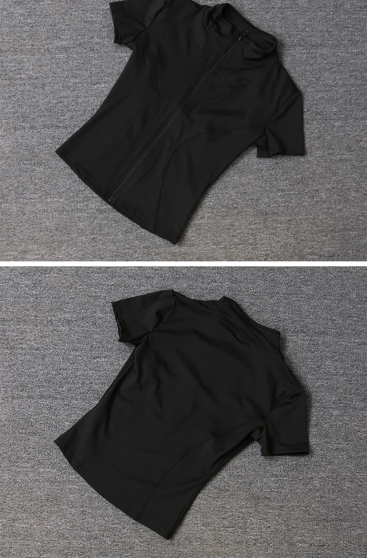 Women’s Slim Fit Quick-Dry Full Zip Yoga & Running Top