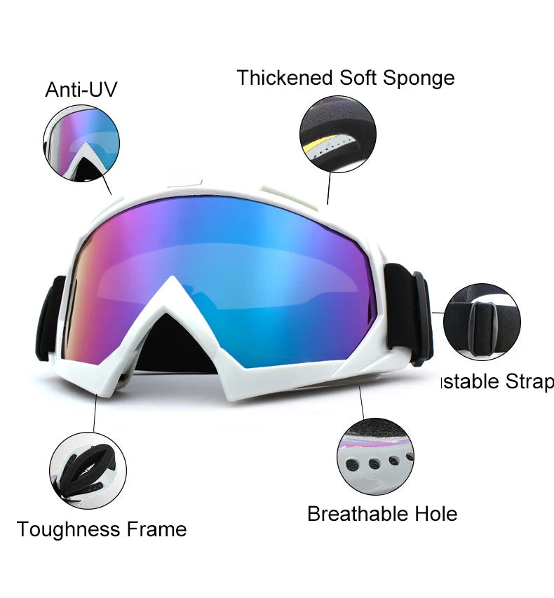 Winter Anti-Fog Snowboard Ski Glasses