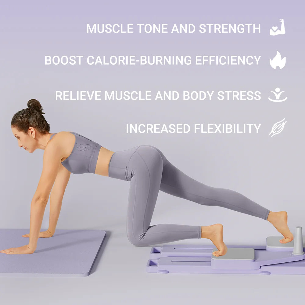 2-in-1 Abs & Ski Board Portable Core & Leg Trainer for Home Gym