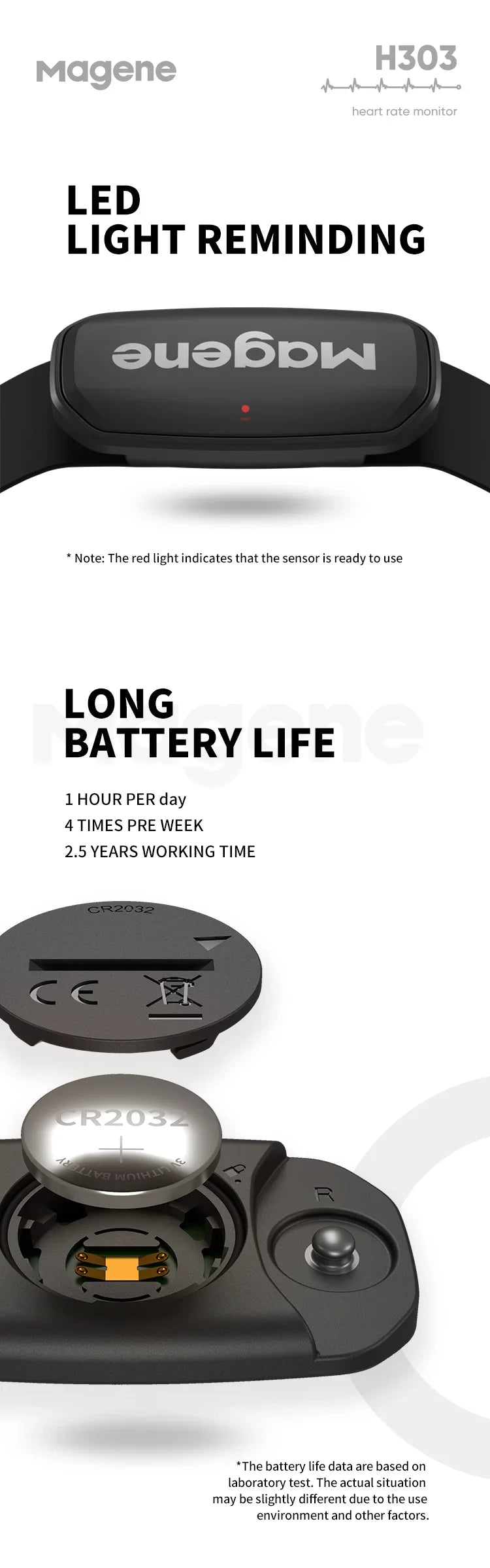 Heart Rate Monitor - Bluetooth with Chest Strap