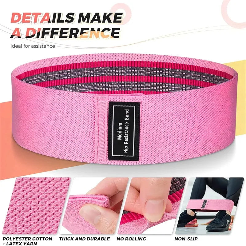Resistance bands for fitness, pull-up assist, and powerlifting training