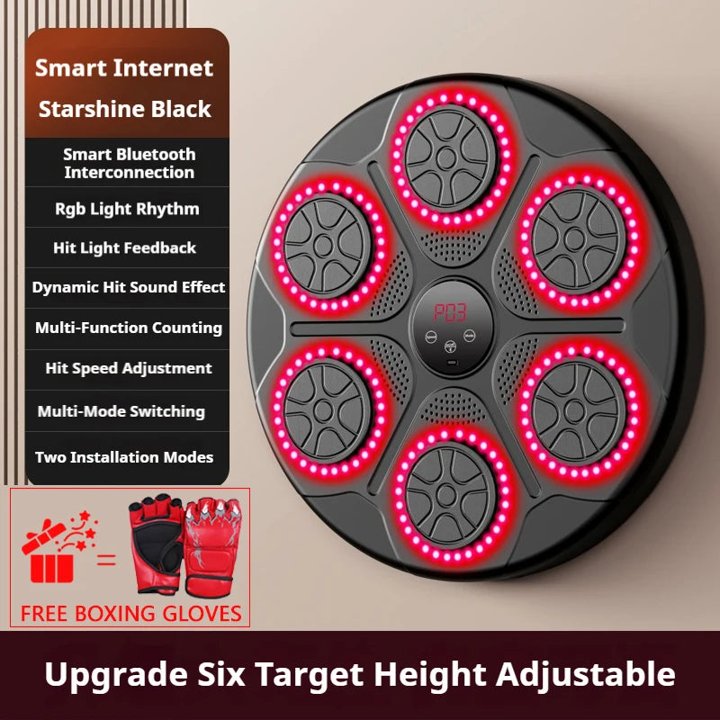 Music Boxing Trainer Bluetooth Wall Mounted
