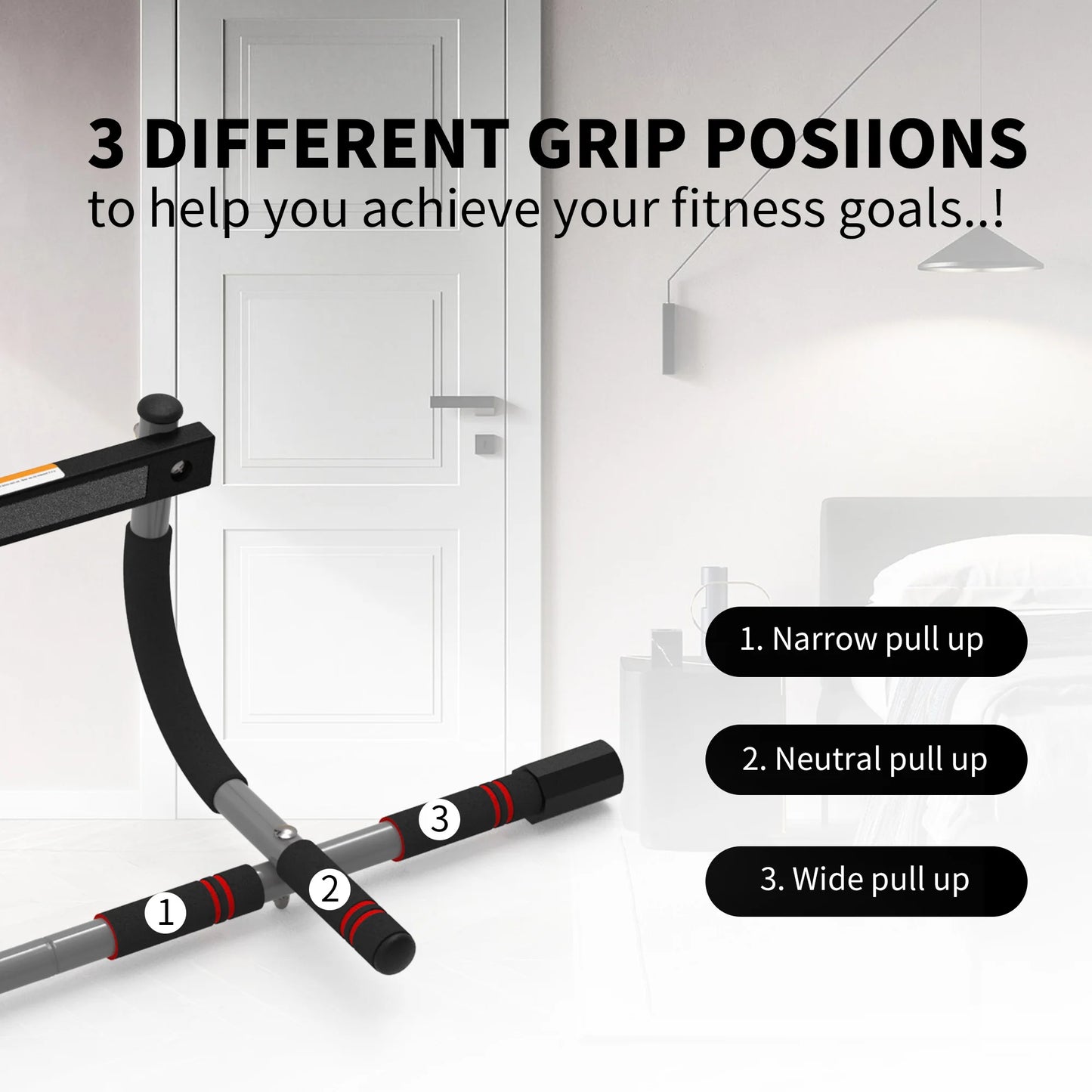 Adjustable Doorway Pull-Up Bar