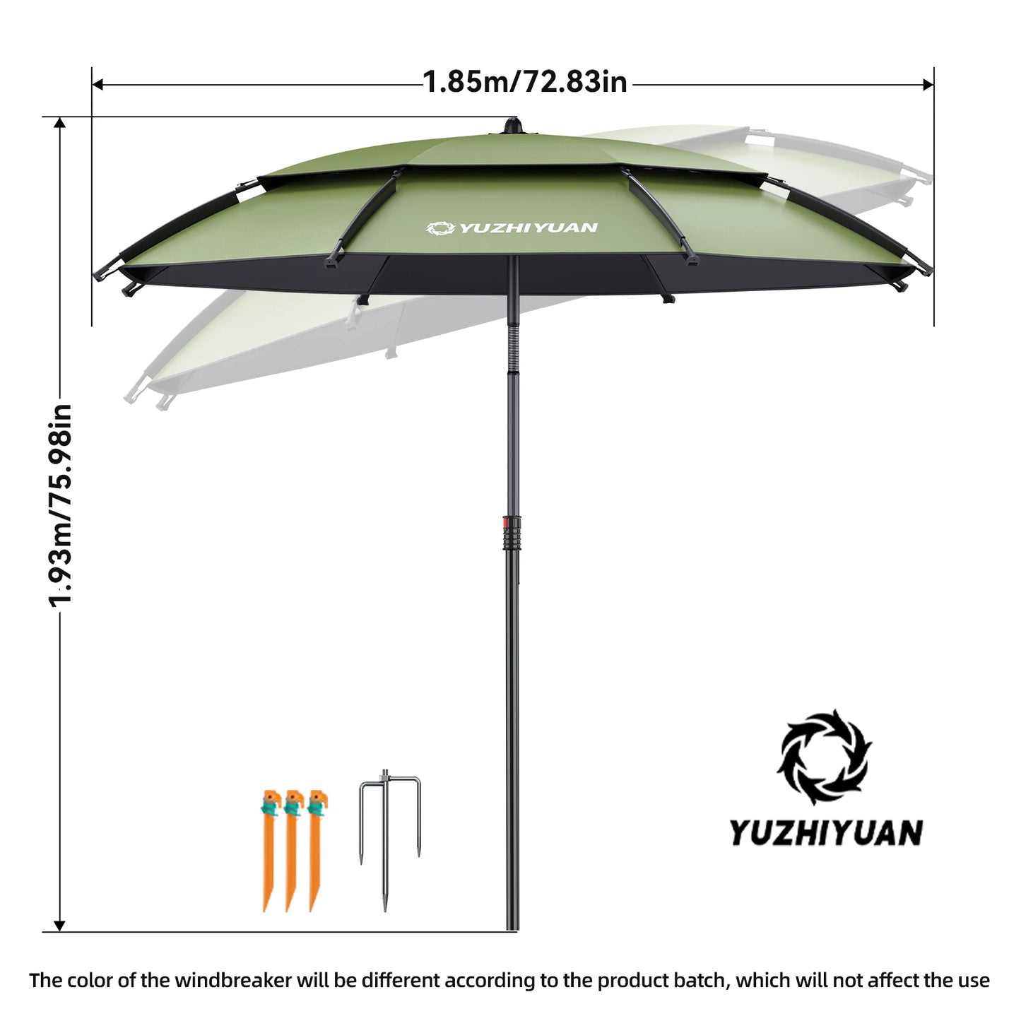Adjustable Foldable Outdoor Fishing Umbrella