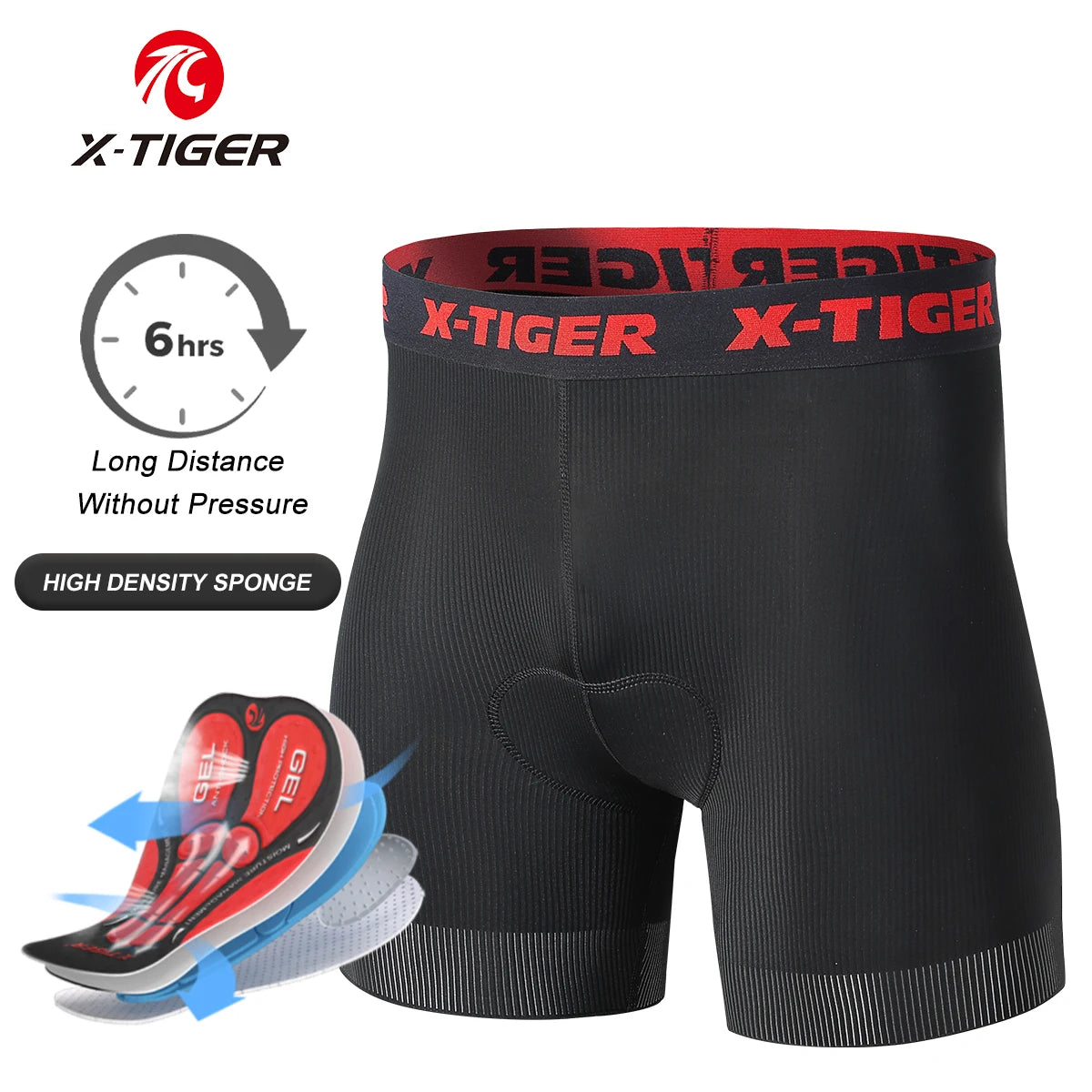 Cycling Shorts Mesh Underwear Gel Pad