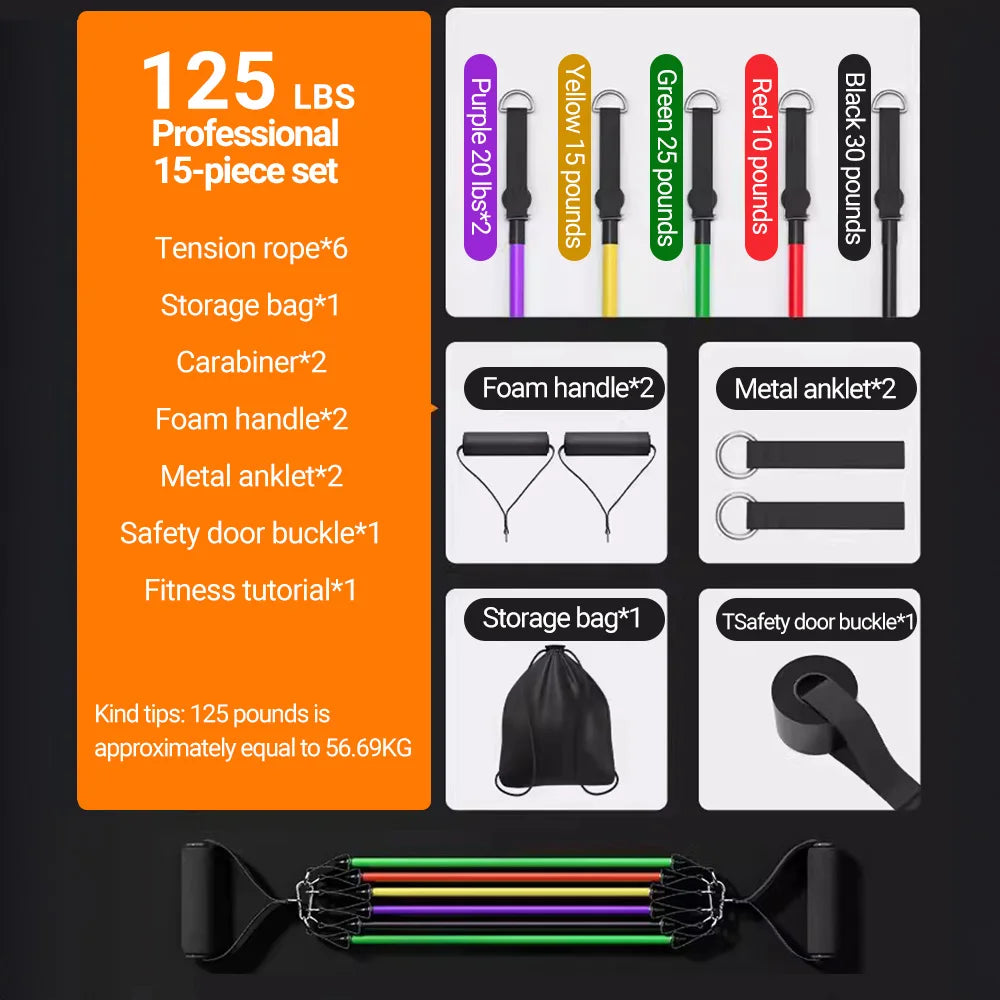 Resistance Bands Multi-Function Muscle Training Kit