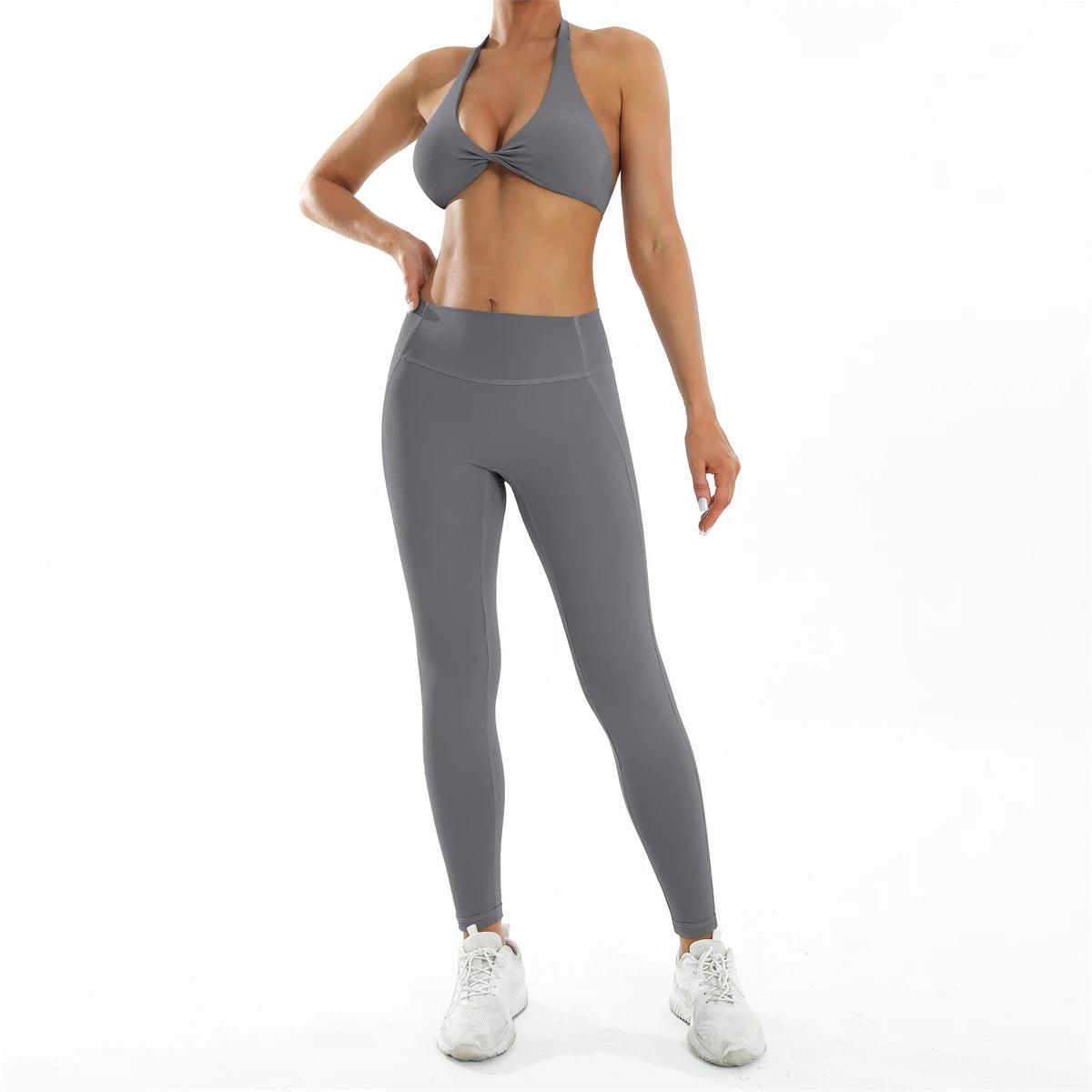3PCS Women’s Yoga Set – Sports Bra, Leggings & Gym Outfit