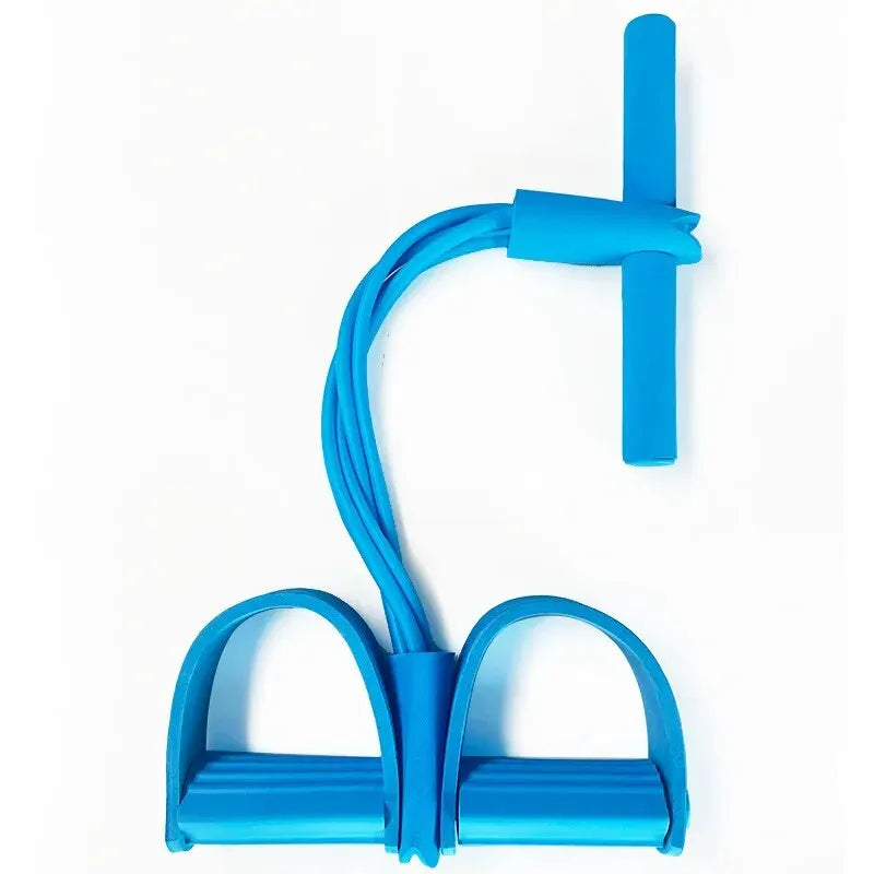 4-Tube Pedal Tensioner – Multi-Functional Elastic Fitness Band