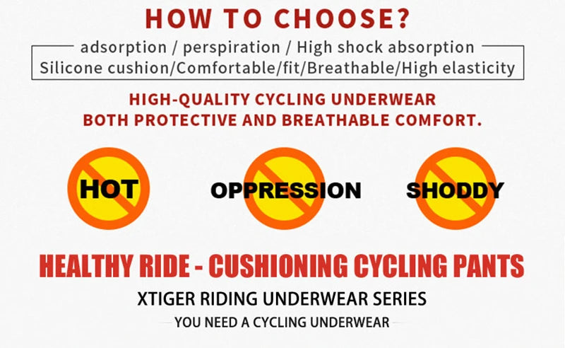 Cycling Shorts Mesh Underwear Gel Pad