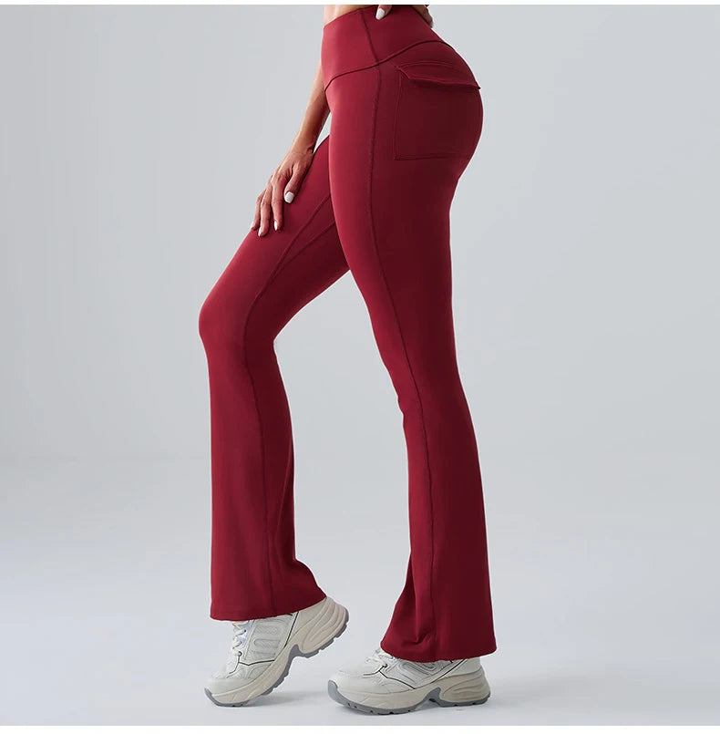 Women’s Flared Yoga Pants – High-Waist Bell-Bottom Leggings